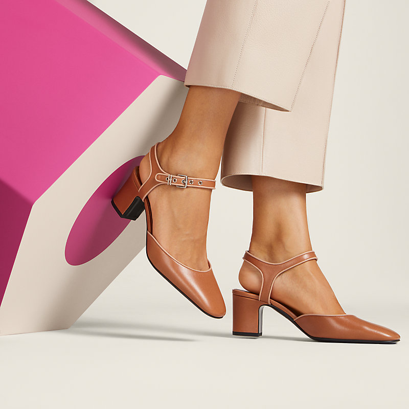 Kamilla 60 pump - Brown | Hermès USA